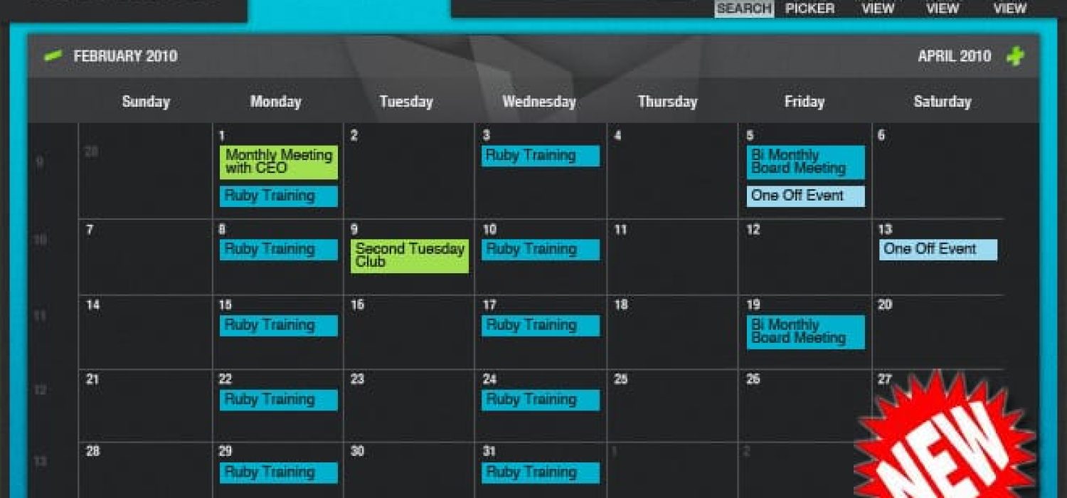 jomcalendar-blacknblue-theme